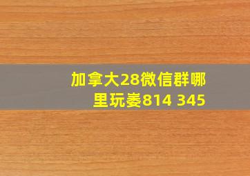 加拿大28微信群哪里玩崣814 345